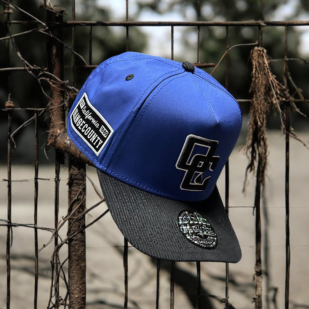 Blue O.C Hat (precurved brim)